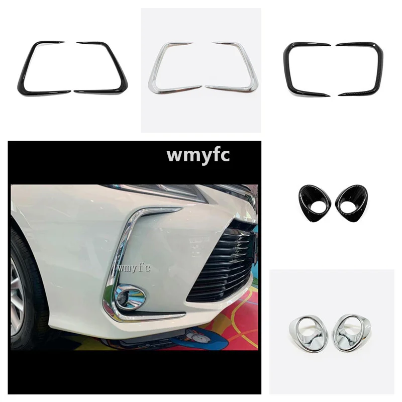 2pcs Front Foglight Eyebrow Eyelids Cover Trim Fog Light Lamp Protector For Toyota Corolla 2019 2020 2021 Accessories | Автомобили и