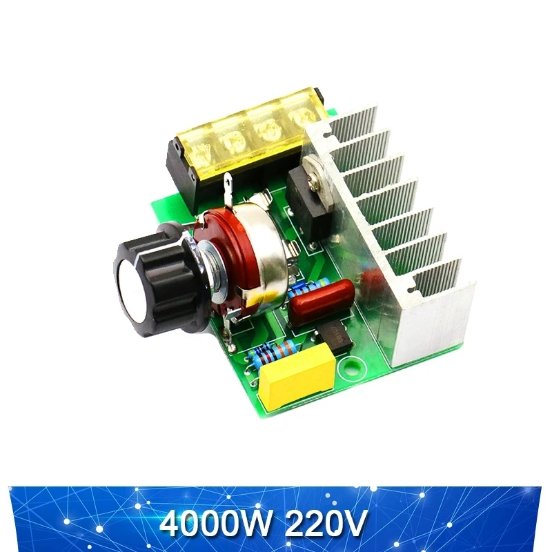 2000W 4000W 220V High Power Voltage Regulators SCR Speed Controller Electronic Voltage Regulator Governor Thermostat 4