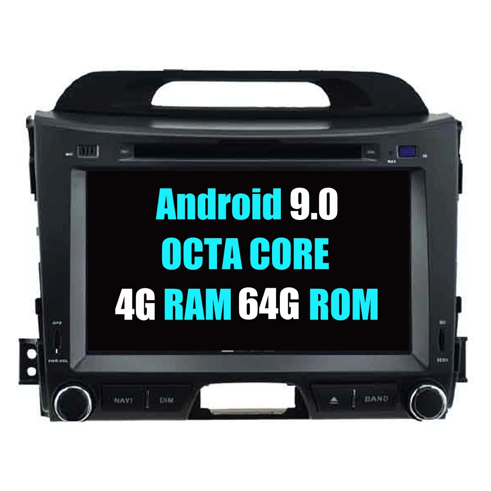 

For Kia Sportage R 2010 2011 2012 2013 2014 Android 9.0 Car Radio DVD GPS Navigation Sat Navi Central Multimedia Head Unit