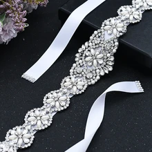 Fashion Bridal Belts Bride Belt for Women Wedding Accessories Rhinestone Belt Bridal Belt Diamond Belt Formal Sash Wedding