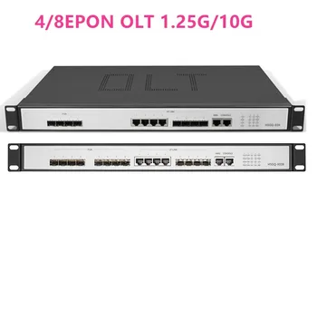 

4/8EPON OLT 4/8 PON port OLT GEPON 4 SFP Open software 1.25G/10G SC WEB management Open software 4pon SFP PX20+ PX20++ PX20+++