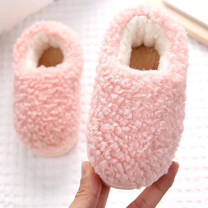 child shoes girl Winter Children's Slippers, Girls' Cotton Home Shoes, Children's Indoor Warmth, Non-slip Slippers, Boys' Plush Floor Slippers bata children's sandals