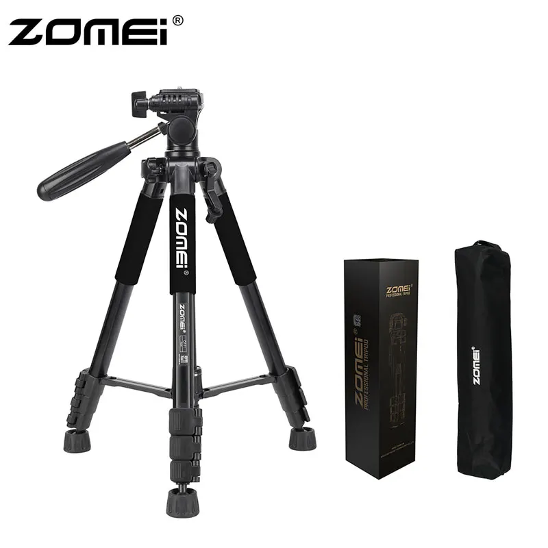 ZOMEI Q111 Профессиональный портативный дорожный алюминиевый штатив для камеры и панорамная головка для Canon Nikon sony SLR DSLR штатив для цифровой камеры