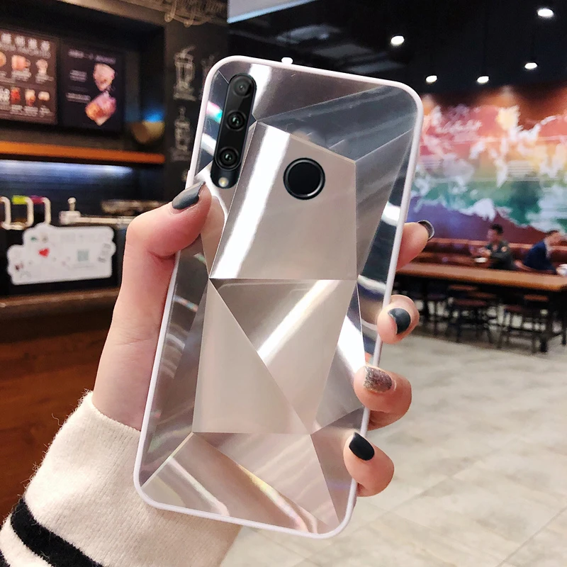 3D Алмазный зеркальный чехол для huawei Honor 8X P20 P30 mate 20 10 Pro P Smart Nova 2 Lite 3e Y7 Prime Y6 Y9 чехол