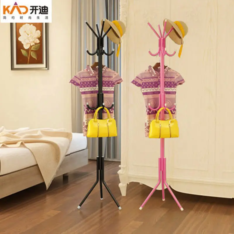 

Caddy Hallstand Floor-Stand Iron Art Clothes Rack Simple Fashion Bedroom Foyer Creative Clothes Rack