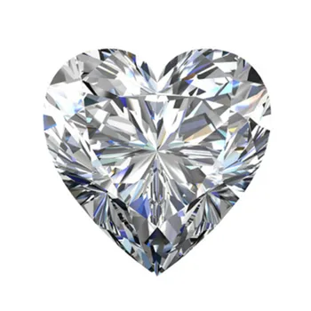 

5*5mm 0.5CT Test Positive Moissanite Diamond Gorgeous Loose F Color VS1 Fine Moissanite Diamond Loose Heart for Heart Ring