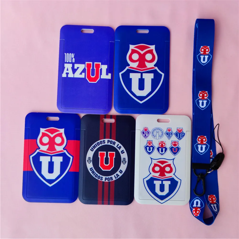 Chilejega de Football Club Serie Namenskartenhüllen Ausweishalter Studenten Bus Kartenetui Lanyard Ausweishülle – Detail 3