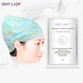 

OMY LADY Repair Damage Hair Root Hair Tonic Keratin Hair & Scalp Treatment Disposable No Steaming Spa Repairing Hair Mask 30ml