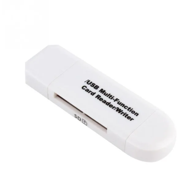 2 цвета все в 1 Usb 3,1 кард-ридер высокоскоростной SD TF Micro SD кард-ридер Тип C USB C Micro USB кард-ридер OTG - Цвет: USB 2.0 White