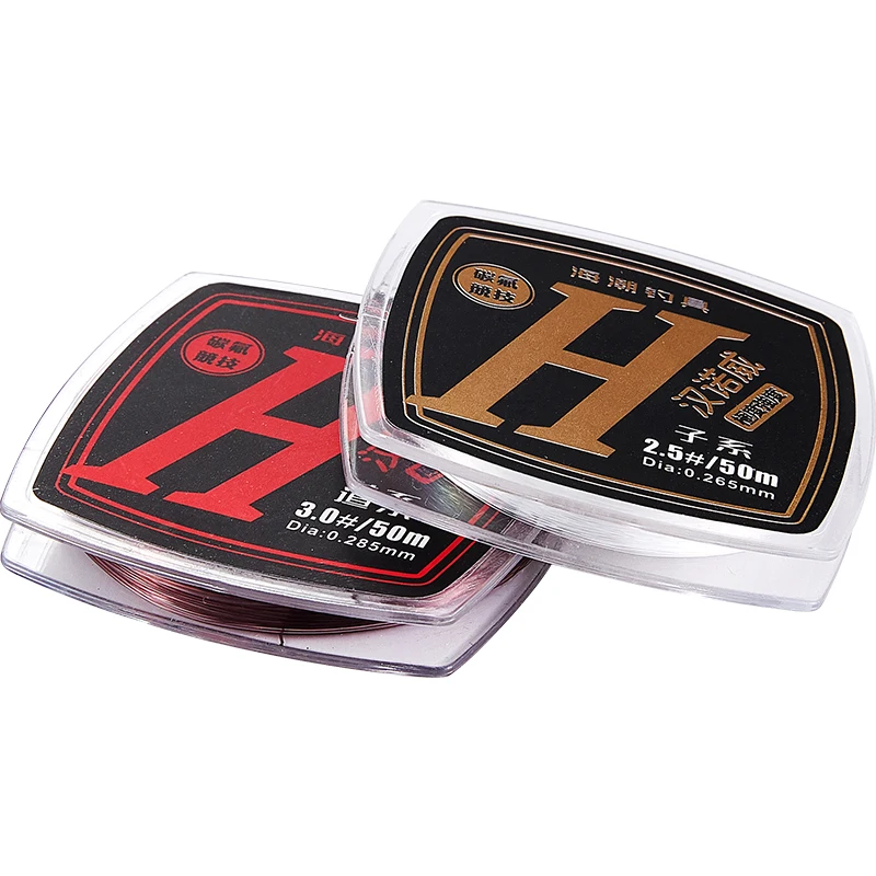 

50m Fishing Line Nylon Fluorocarbon High Strength Freshwater Saltwater Wedkarstwo Wire Outdoor Pesca Accessories Pro Angeln line