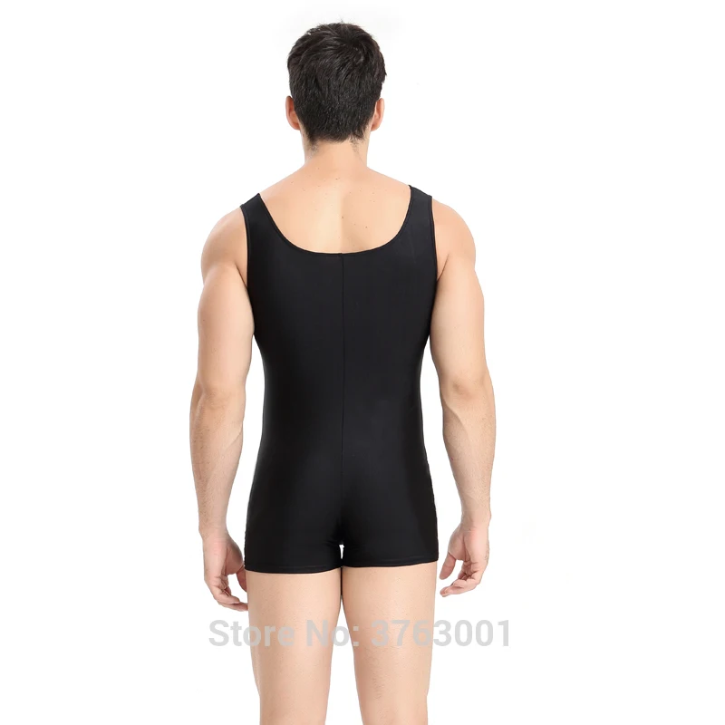 Man\'s Bumps Fitness Jumpsuit Weightlifting Clothes Nylon Biketard Dance Leotard Dancewear Gymnastics suit Large size Vest