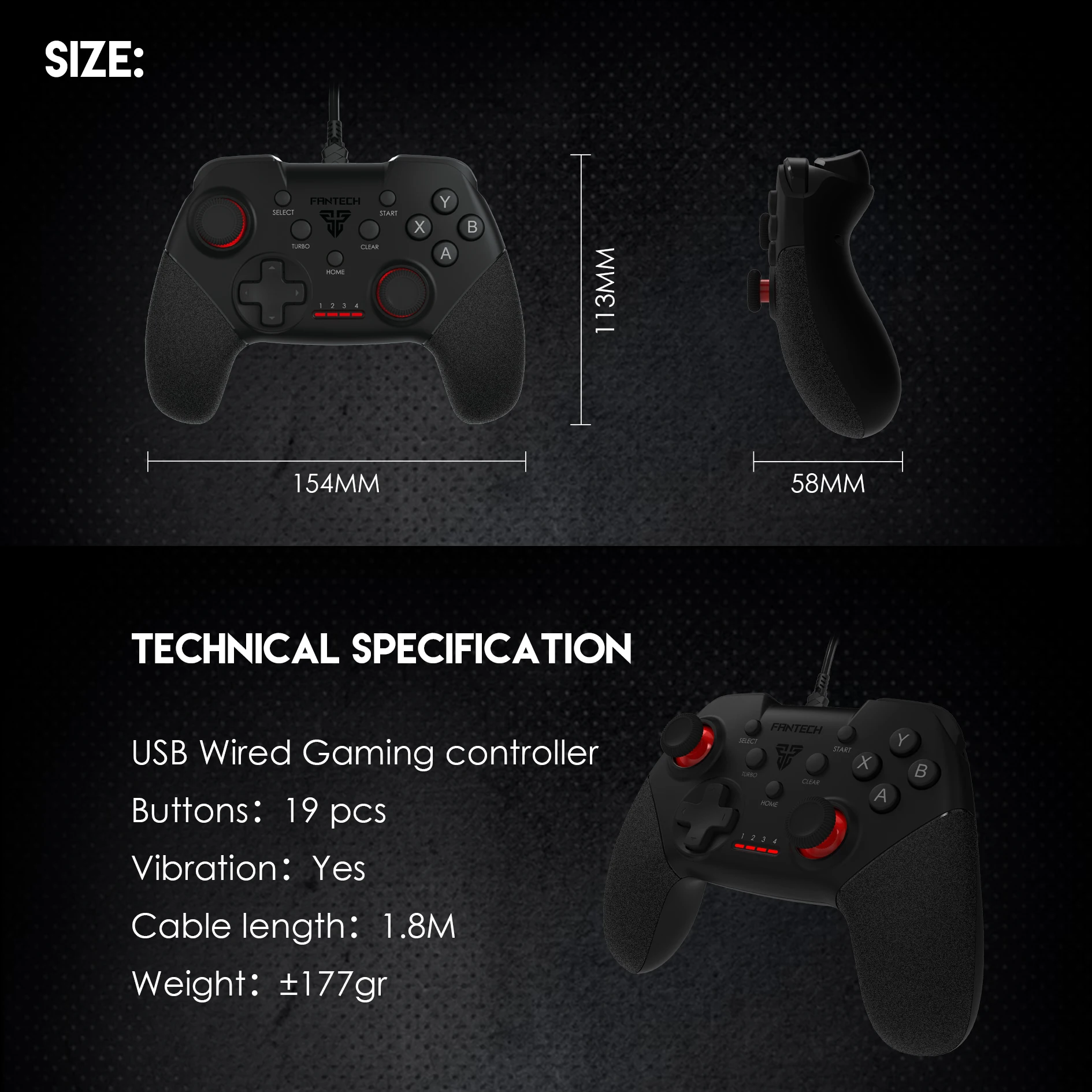 FANTECH GP13 е,  PC ̸ Ʈѷ,   ̽ƽ, ,  PC,PS3, ÷̼̽, ȵ̵