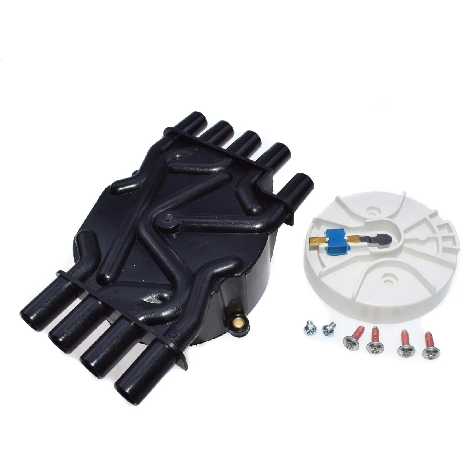 WOLFIGO New Distributor Cap & Rotor Kit 10452459 For 1996-2002 Chevrolet 5.0L 5.7L V8 GMC Cadillac Escalade Vortec K3500 C2500