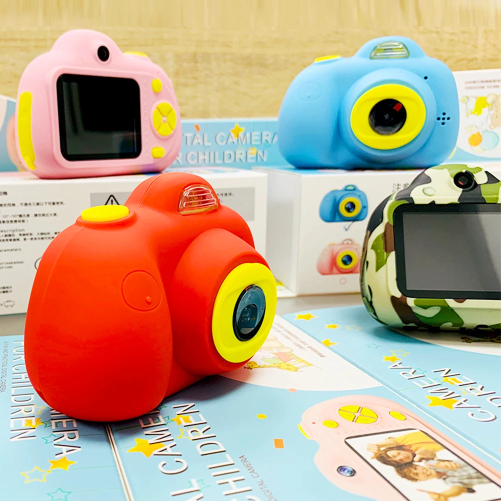 Детская камера, игрушки для детей, цифровая камера 26MP HD 2,0 дюймов, экран, двойная Селфи, видео игра, видеокамера, игрушки для детей с 32 Гб, SD