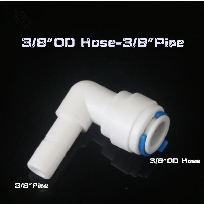 5pcs/lot 1/4" tube OD Hose Type T Qucik Connector RO Water Connector CAje 