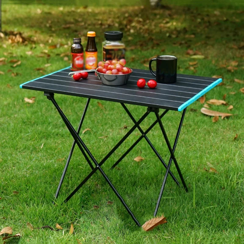 

Portable Foldable Table Camping Outdoor Flat Tables Picnic Aluminium Alloy Ultra-light Folding Desk For Outdoor Fishing Beach Ba