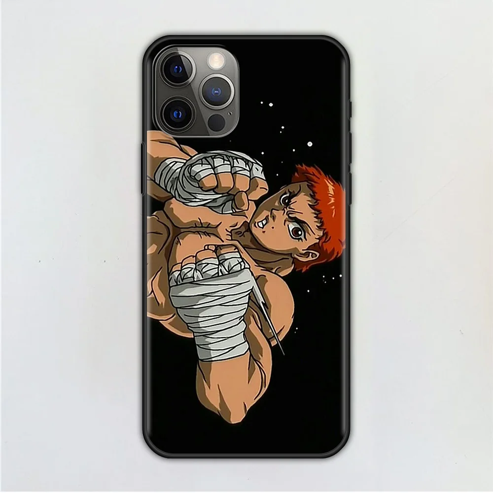 Baki the Grappler Original anime Phone Case For iPhone 13 12 11 Pro XR Max XR X 8 7 6s 6 Plus SE2020 Cover Shell TPU cases for iphone 11