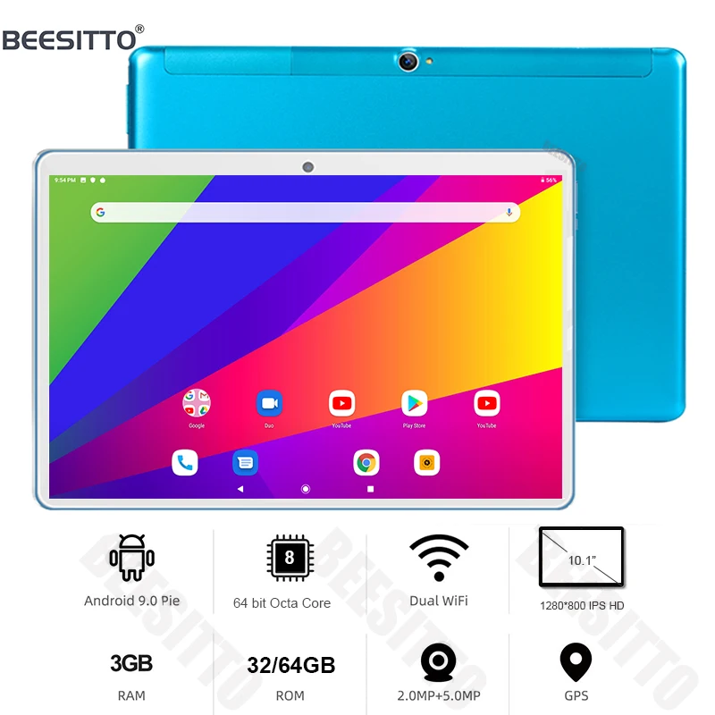 Newest Super Android Tablets PC 32/64G ROM 10 inch Tablet Android 9.0
