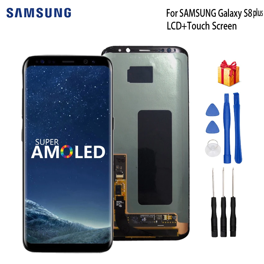 

Original For Samsung Galaxy S8 S8 Plus LCD Display Touch Screen Digitizer Assembly For Galaxy S8 G950/S8 Plus G955 Repair Parts
