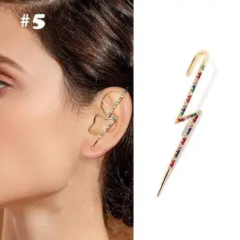 

Ear Wrap Crawler Hook Earrings Punk Wrap-around Track Hook Earrings 1Pcs