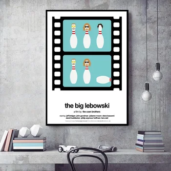 

The Big Lebowski Movie Nordic minimalist Art Silk Poster Home Wall Decor (No Frame)