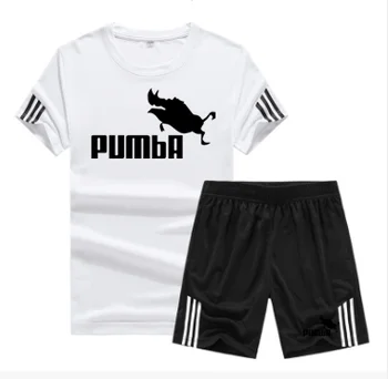 

2020 Summer 2pc Tracksuit Short SweatShirt + Shorts Sets Beach Mens Casual Tee Shirts Set Sportswears