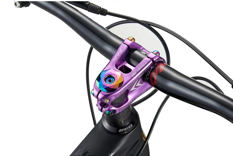 KRSEC Potencia Mtb алюминиевый вынос руля для горного велосипеда, вынос руля для велосипеда, титановые болты, цветные Рули, Аксессуары для велосипеда