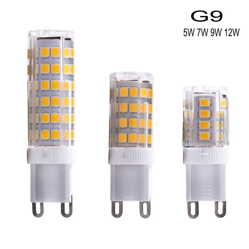 Ampoule Led G9 En Céramique, Projecteur De Remplacement Halogène Blanc