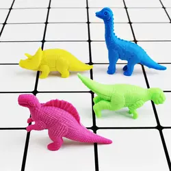 4 шт./партия мини каваи ластик креативный ластик-Динозавр для детей подарок крокодил Канцтовары Школьные принадлежности материал Escolar