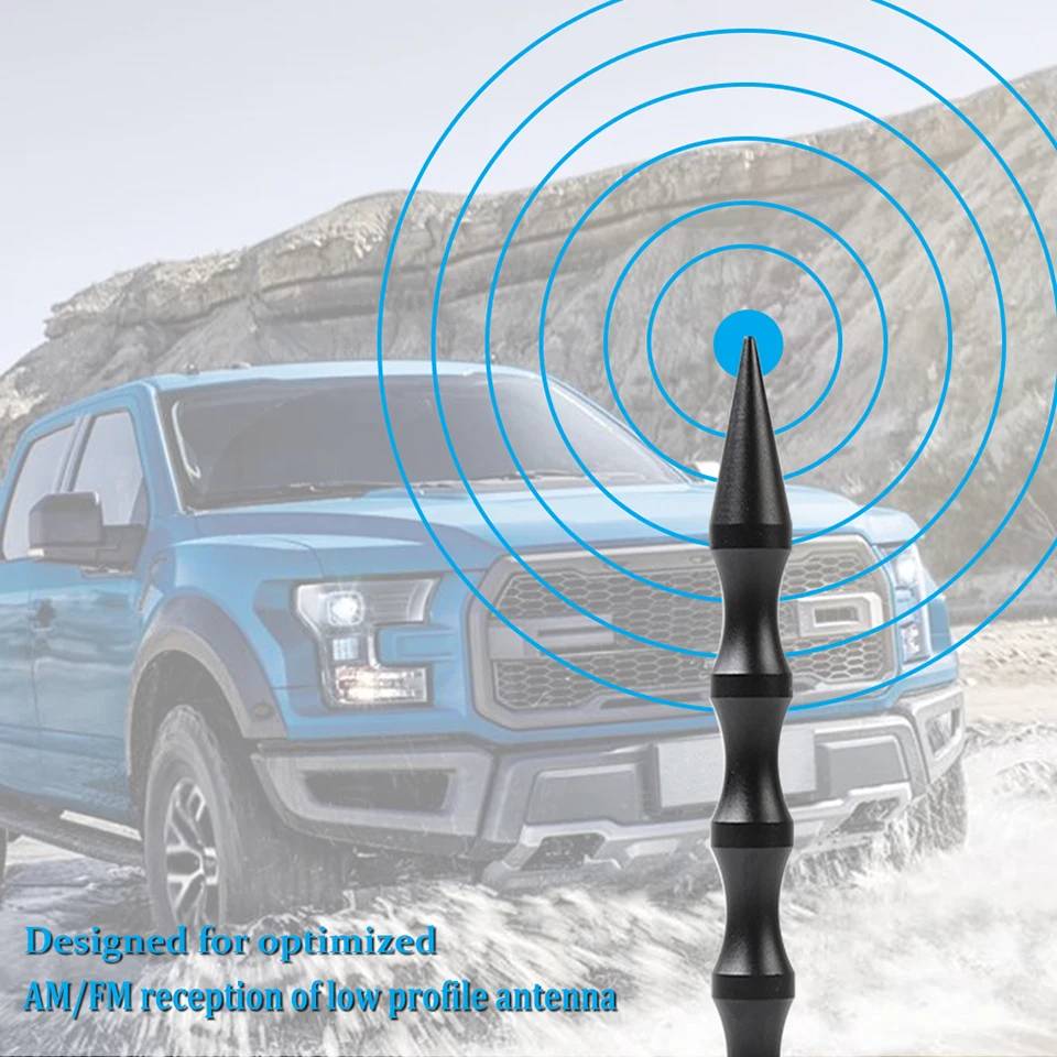 BAWA AM FM антенна мачта радио усилитель антенны для Ford F150 2009- усилитель сигнала 5,9 дюйма черный