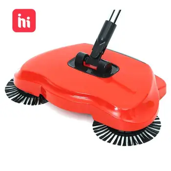 

Home Manual Push Rotary Sweeping Broom Household Floor Cleaning Mop Energy Saving No Electricity Needed