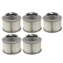 5PCS Swimming Pool Filter Cartridges Strainer for All Models Hot Tub Swimming Pool for MSPA FD2089 Pool Filter