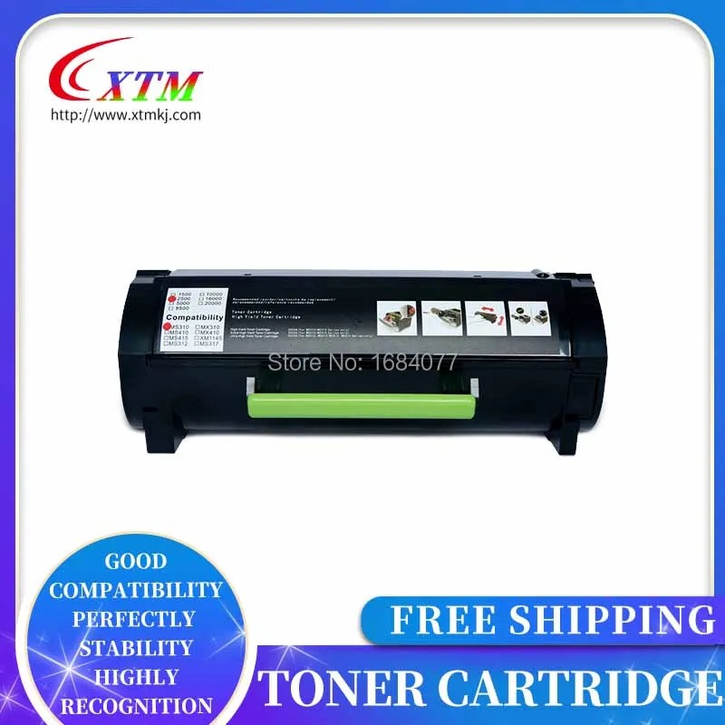 Toner-Cartridge-MS417-for-Lexmark-MS317-MX317-MX417-printer-refill ...