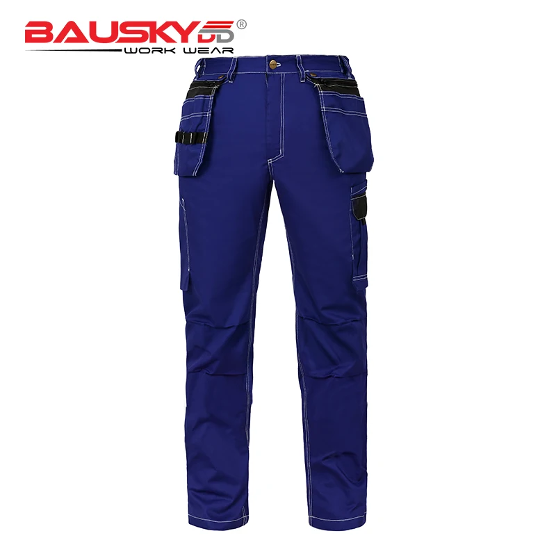 Bauskydd Working Clothes Men's Black Workwear Pants Multi Pockets Working Uniforms Pockets For Tools Free Shipping superdry cargo pants Cargo Pants