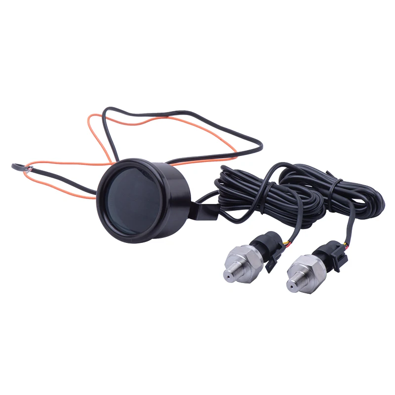 

Манометр 2 дюйма, 52 мм, синий светодиодный, двойной цифровой дисплей, датчик воздуха Измеритель езды, 12 В, 0-фунтов на квадратный дюйм (0-20), бар