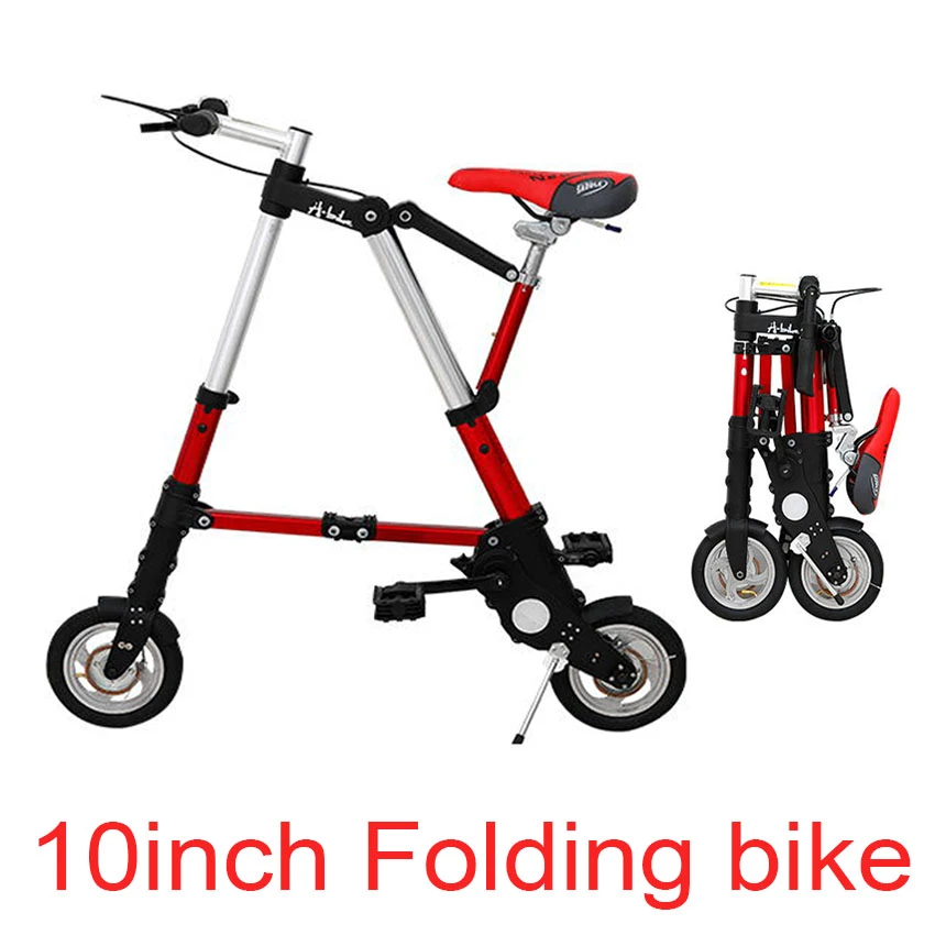 8 Inch 10 Inch Vouwfiets Vrouwen Mini Fiets Multifunctionele Vouwen  Fietsframe Aluminium Kinderen Fiets Limited 80Kg|Bicycle| - AliExpress