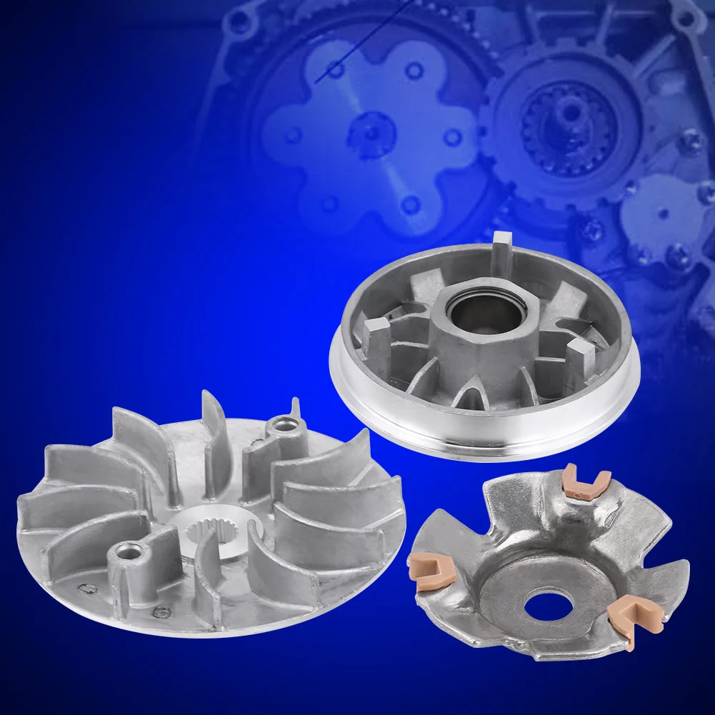 Фирменная Новинка замена aftermarket нажимной Комплект сцепления Вариатор в сборе комплект подходит для GY6 ролик для скутера 125cc 150cc 157QMJ