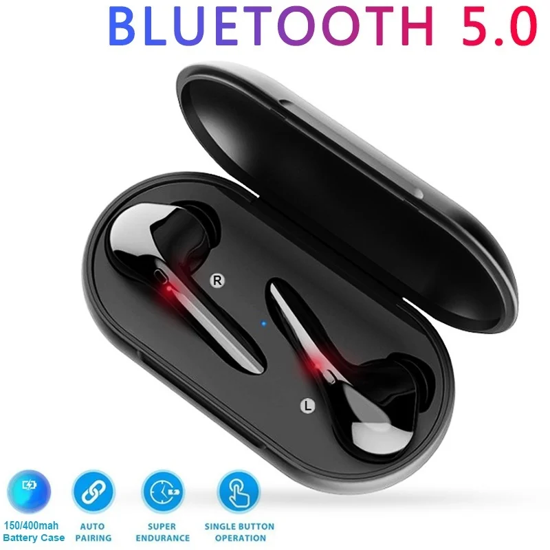 

NOISE CANCELLATION Bluetooth earphone Waterproof Sport Earphones Stereo In Ear earphone Mini Hand Free Bass Wireless Earbuds