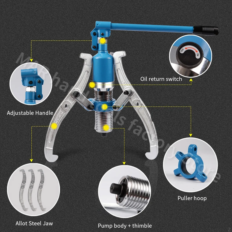 5/10/15Ton Hydraulische Abzieher Hydraulische Radlager Abzieher 2 oder 3  Backen Ziehen Separator Hydraulische Abzieher