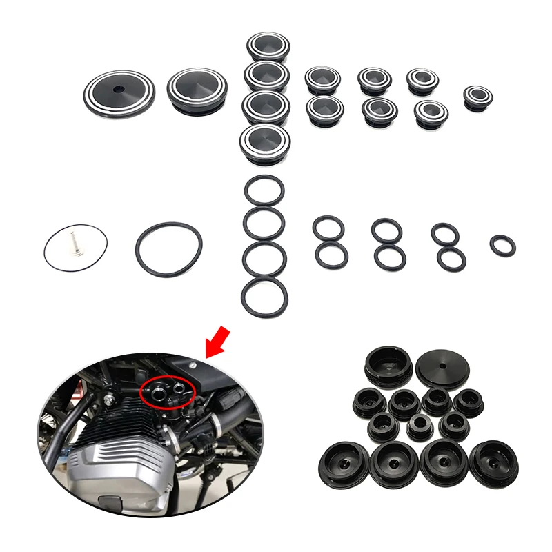 Набор крышек с отверстиями R NINE T набор рамкой s Для BMW R9T 2013 2014 2015 2016 2017 2018 2019