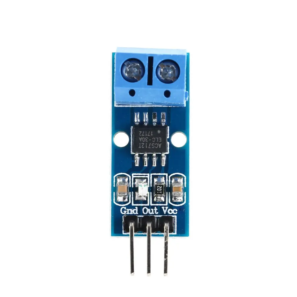 Режим модуля датчика Холла ACS712 5A для Pin 5V Индикатор питания электронная печатная