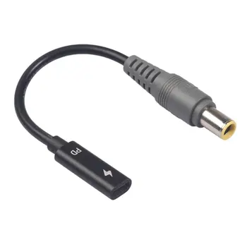 

Laptop C Charger Usb C-Type Pd Charging Cable 7.9 Male Straight With Chip Adapter Cable Suitable For Lenovo Thinkpad E420 E430