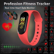 Смарт-часы M4, спортивный шагомер, Bluetooth, монитор сердечного ритма, фитнес, умный Браслет, шаговый шаг для IOS, Android