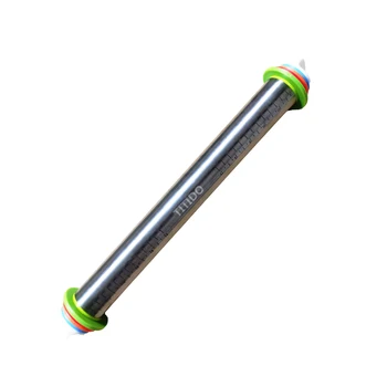 

TITIDO Stainless Steel Rolling Pin With Scale Adjustable Non-Slip Non-Stick Thickness Flour Stick With Dough Mat Dough Roller