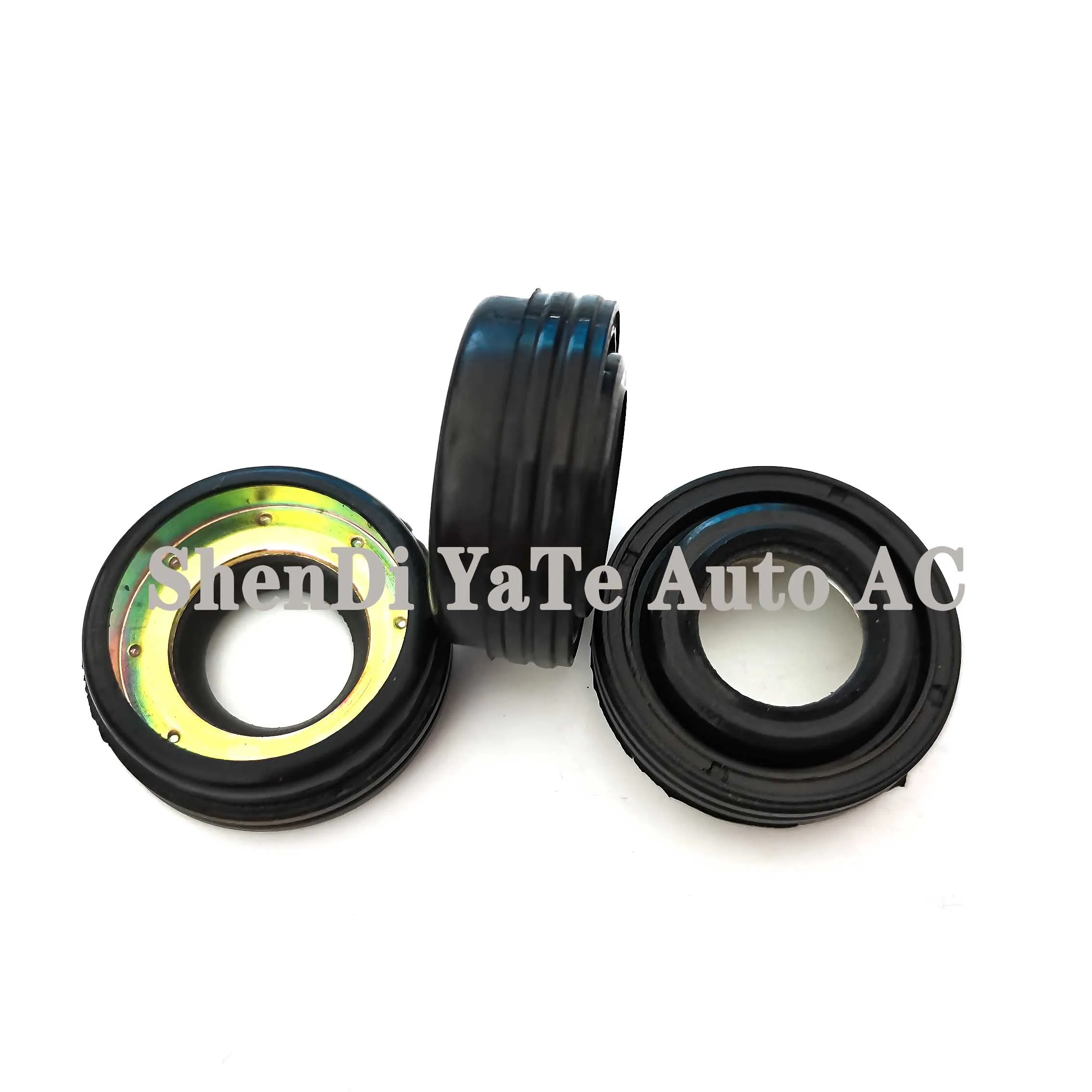 100pcs Auto Air Conditioning Compressor Oil Seal Stamps Shaft Seal For 6SEU12C,6SEU14C,7SEU Saden SD7SB For Passat B5 Benz BMW o ring seal set rubber seal ring water pump seal kit engine transmission seal