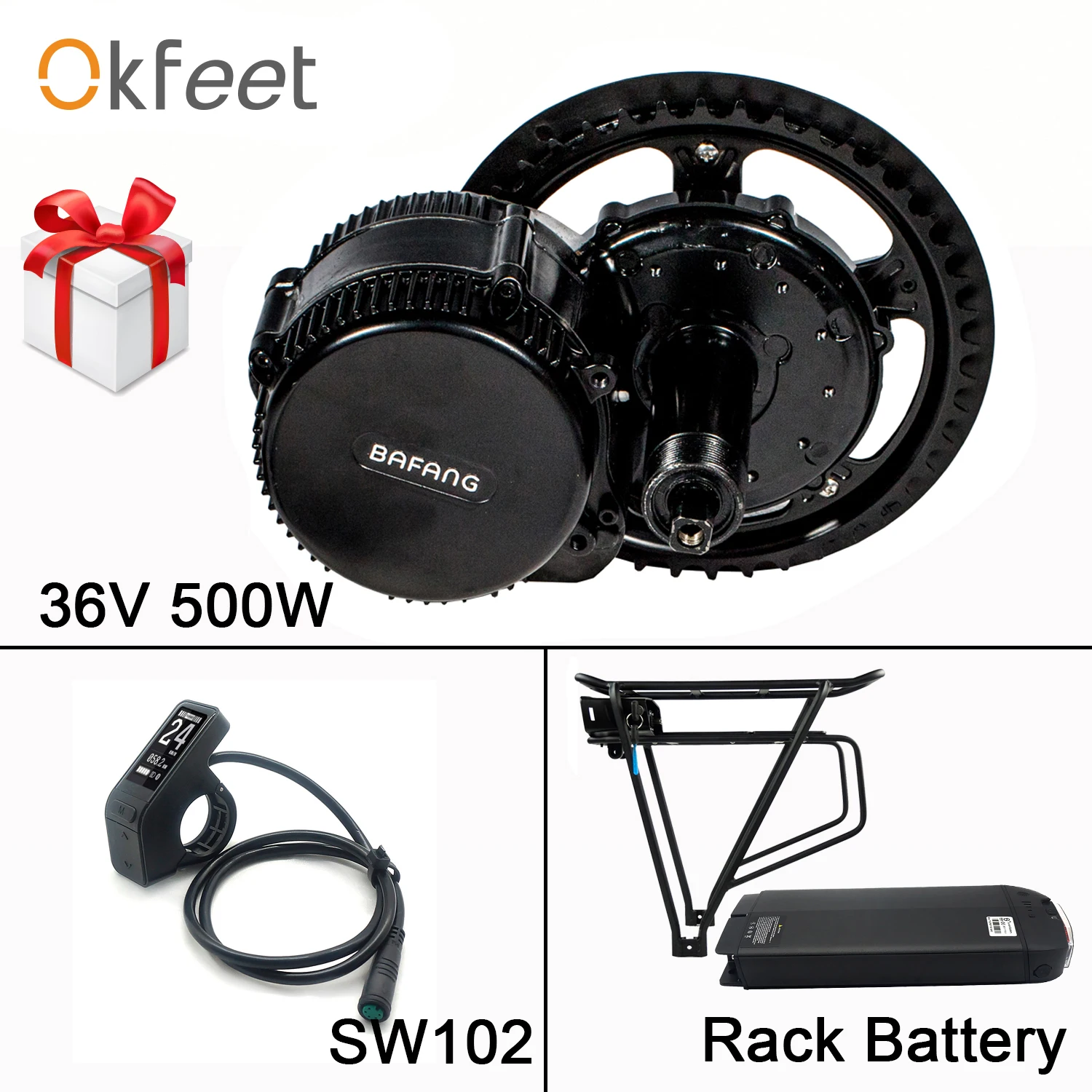 Е-байка 36В 500 Вт 8fun Bafang BBS02B мм G340 500 центральный двигатель Mid Мотор привода, фара для электровелосипеда в комплект для переоборудования электр... Е-байка 36В 500 Вт 8fun Bafang BBS02B мм G340 500 центральный двигатель Mid Мотор привода, фара для электровелосипеда в комплект для переоборудования электр...