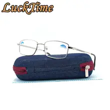 LuckTime сплав анти-голубоватые очки для чтения повседневные Модные мужские и женские унисекс очки для чтения+ 1,0+ 1,5+ 2,0+ 2,5+ 3,0+ 3,5+ 4,0+ 1912