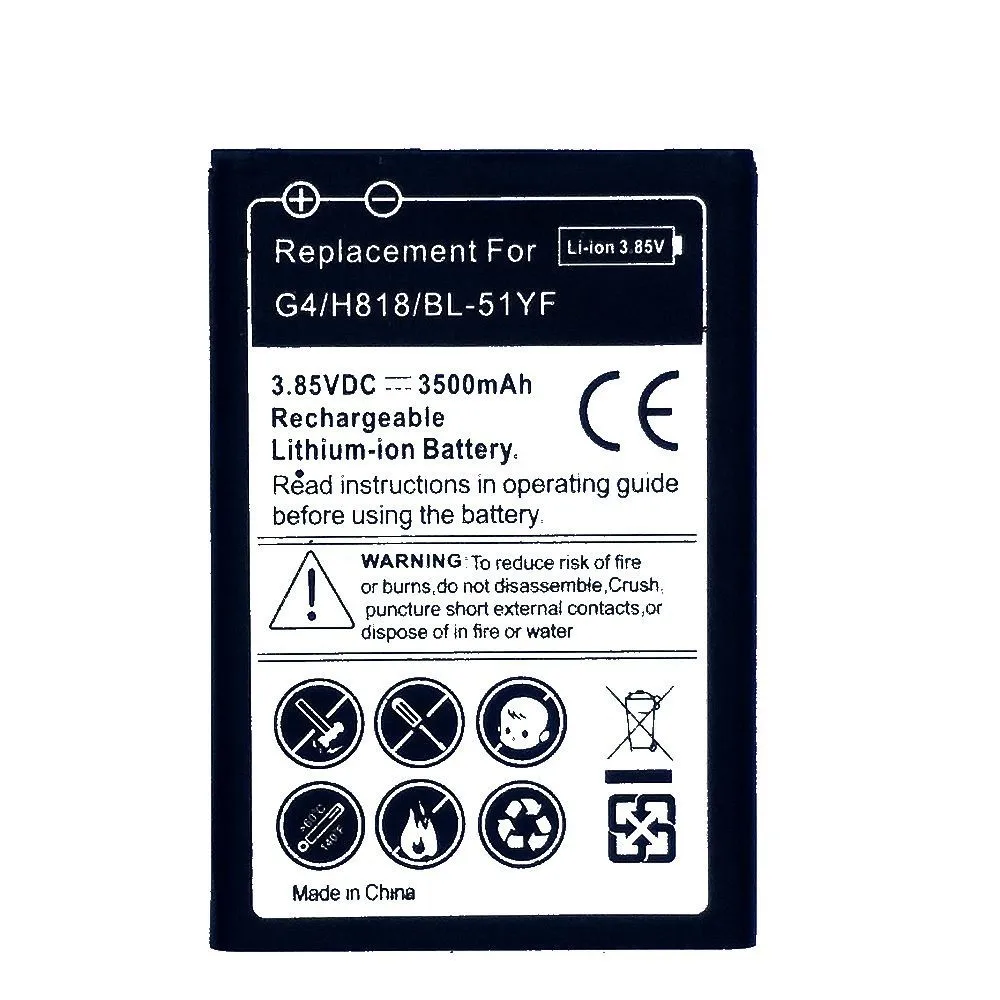 Suqy BL 51YH Батарея для LG G4 H818 H815 H810 VS999 F500 H819 F500S мобильный телефон заменить литий