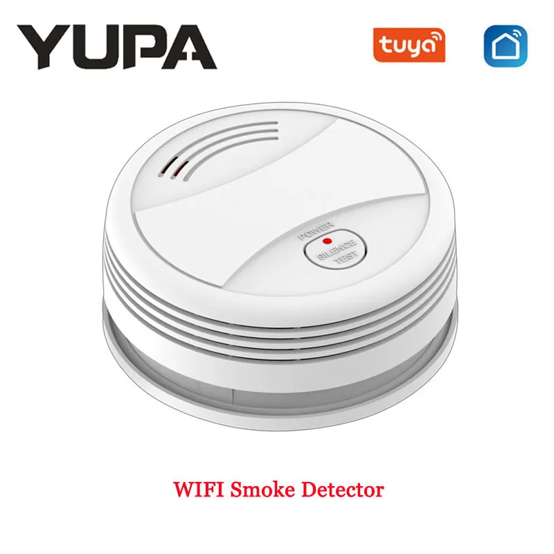 YUPA Tuya WIFI Smoke Detector Fire Alarm Sensor House For Home APP Control Security | Безопасность и защита
