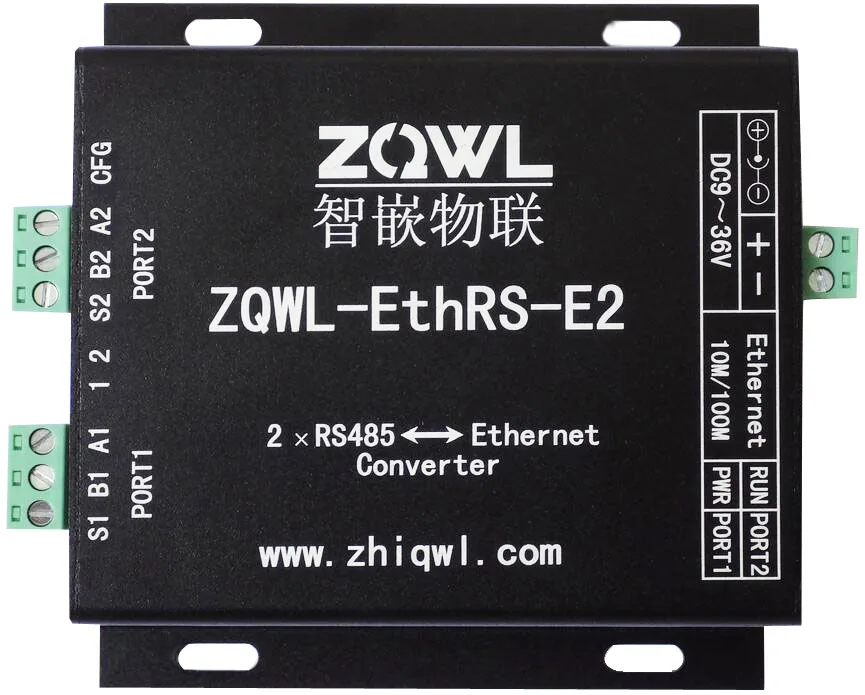 Сервер последовательного порта/2 RS485 последовательный порт к сети Ethernet к последовательному порту/Modbus TCP/RTU